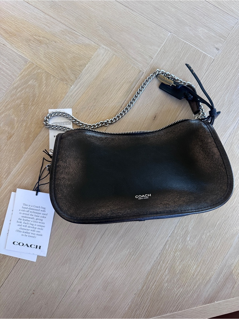 Coach Loved Leather Waverly Bag - Picture 4 of 5